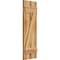 Ekena Millwork Spaced Board-n-Batten Shutters w/Z-Bar, Rough Sawn Western Red Cedar, 11 1/4W x 34H, PR RBS06Z11X034RWR - alternate 4
